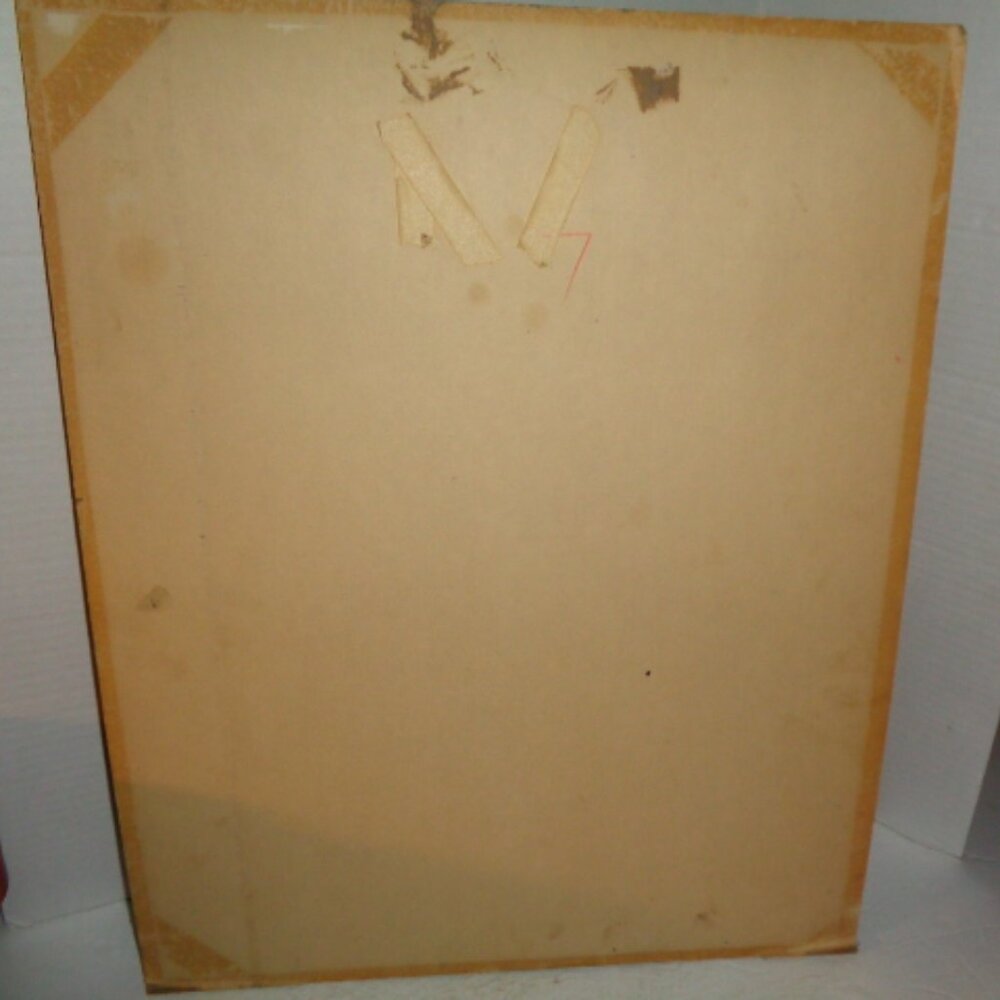 Vintage Oil Painting On Canvas Board, Signed By The Artist 20 x 16" - Picture 5 of 5